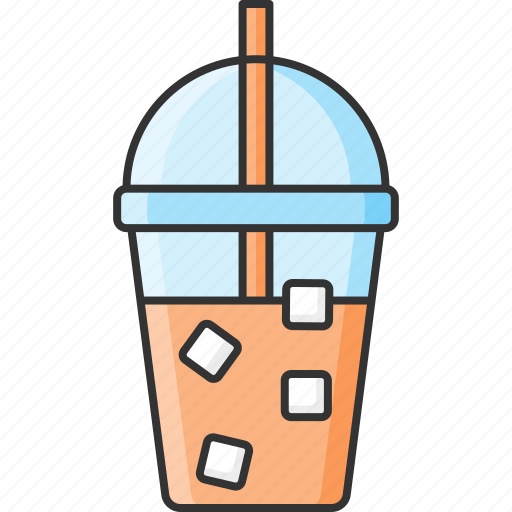 Cappuccino, coffee, cold coffee, espresso, iced icon - Download on Iconfinder