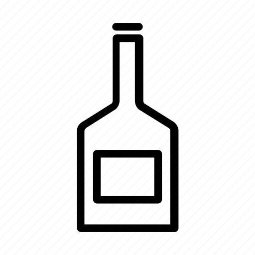 Bottle, drinks, gin, rum, vodka, whiskey icon - Download on Iconfinder