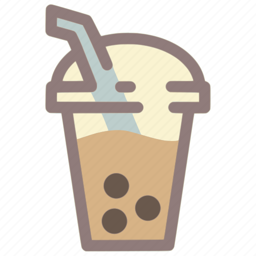 Beverage, boba tea, bubble tea, drink, milk tea, tea icon - Download on Iconfinder