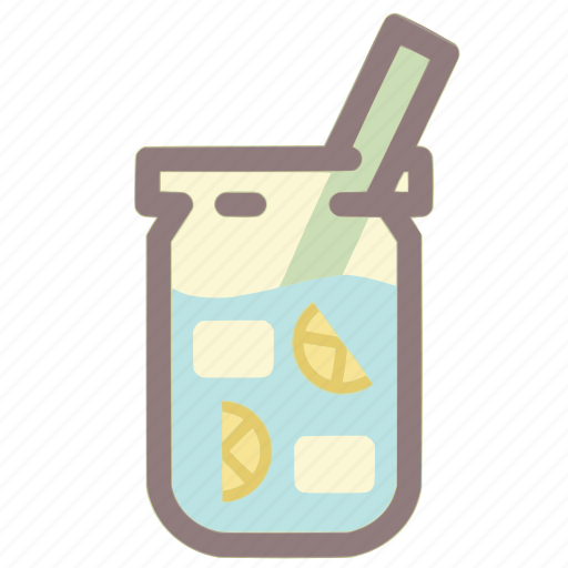 Beverage, drink, healthy, infused water, lemon icon - Download on Iconfinder