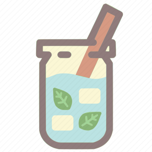 Beverage, drink, healthy, infused water, mint icon - Download on Iconfinder