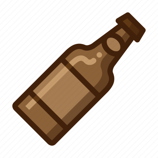 Beer, bottle, diagonal, drinks icon - Download on Iconfinder