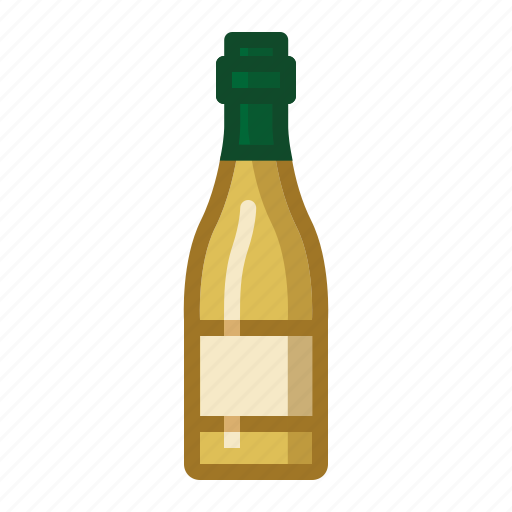 Bottle, white, wine, drinks icon - Download on Iconfinder