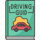 driving, lesson, book, reading, study