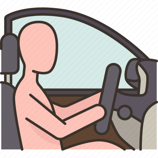 Driving, steering, control, front, seat icon - Download on Iconfinder