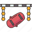 parallel, parking, roadside, car, automobile 