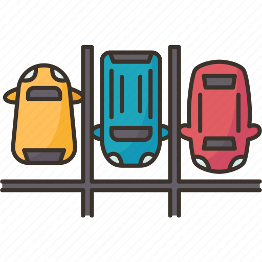Parking, area, cars, zone, lineup icon - Download on Iconfinder