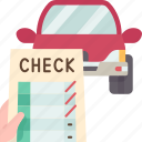 car, check, list, maintenance, insurance