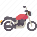 motorcycle, biker, riding, speed, trip