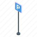 parking, road, isometric