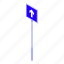 one, direction, road, isometric 