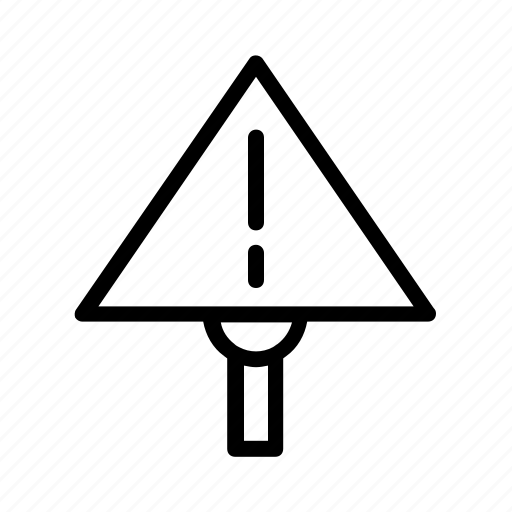 Alert, sign, stop, triangle, traffic icon - Download on Iconfinder
