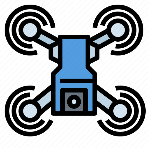 Drone, electronics, fly, quadcopter, transportation icon - Download on Iconfinder