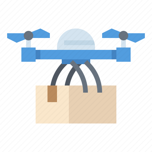 Box, delivery, drone, package icon - Download on Iconfinder
