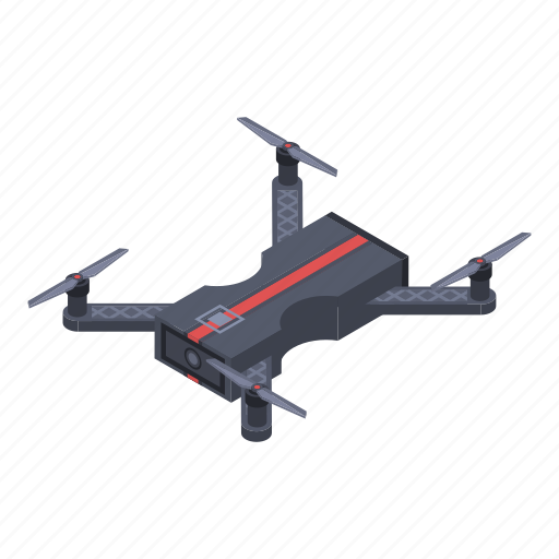 Business, cartoon, drone, isometric, logo, silhouette, smart icon - Download on Iconfinder