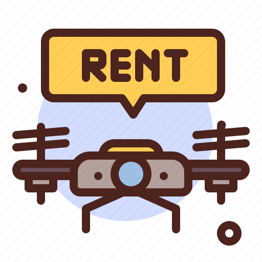 D, rent, technology, fly, smart, gear icon - Download on Iconfinder