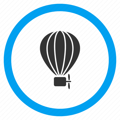 Adventure, aerostat, airship, balloon, flight, sky fly, transportation icon - Download on Iconfinder