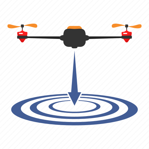 Copter, down, drone, fit, landing, quadcopter icon - Download on Iconfinder