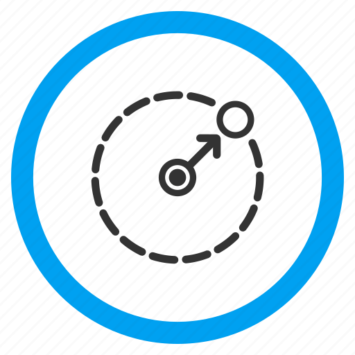 Border, circular area, limits, perimeter, radius, region, selected icon - Download on Iconfinder