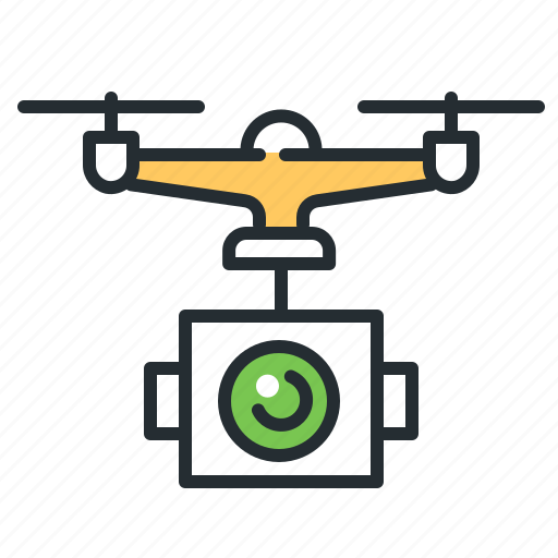 Camera, drone survey, photography, surveillance icon - Download on Iconfinder