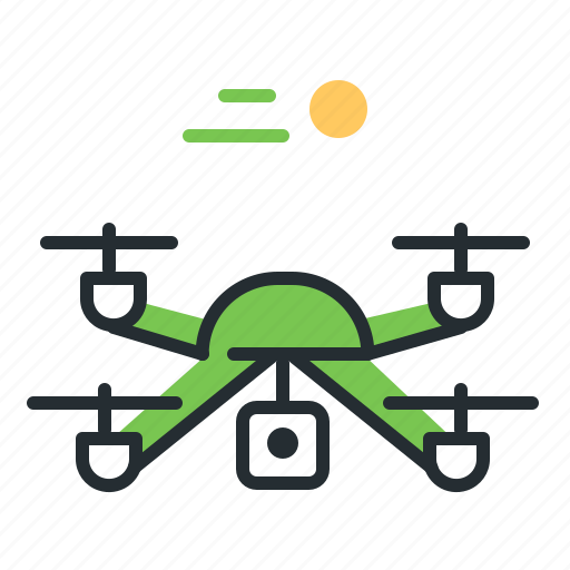 Aircraft, drone, quadcopter, technology icon - Download on Iconfinder