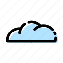 cloud, weather, data, file, document, storage