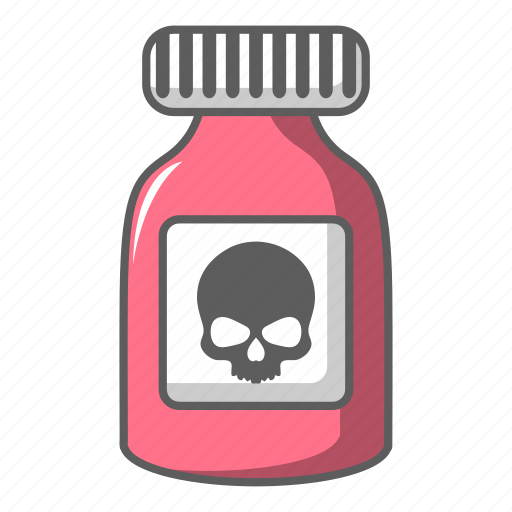 Beware, blue, bone, bottle, cartoon, caution, poison icon - Download on Iconfinder