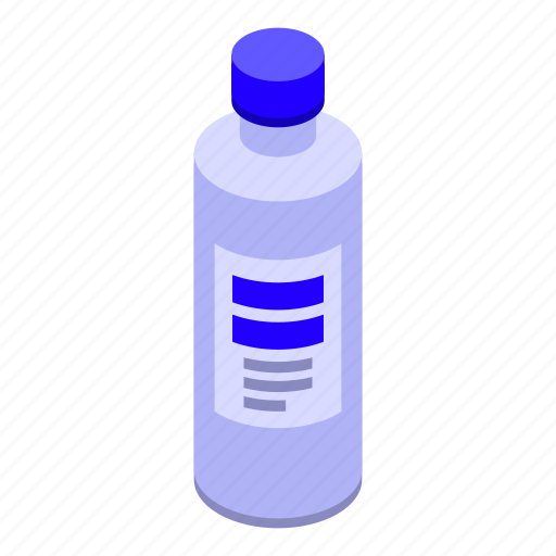 Dry, cleaning, bottle, isometric icon - Download on Iconfinder