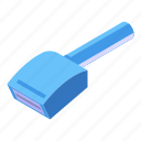 dry, cleaning, tool, isometric 