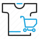 cart, merchandise, shopping, tshirt, ecommerce