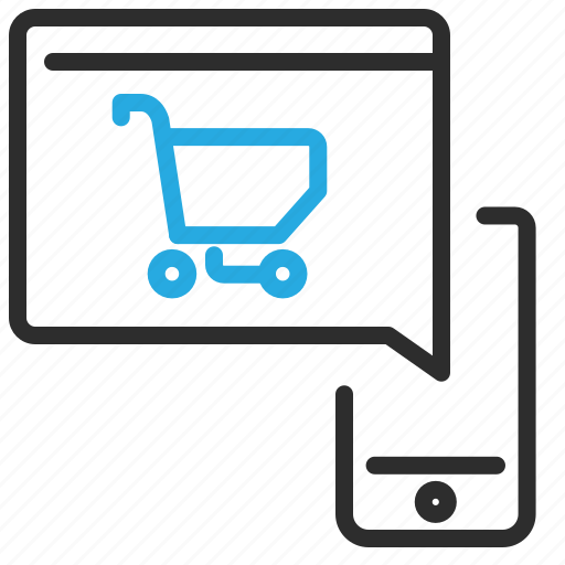 Cart, mobile, online, phone, shopping icon - Download on Iconfinder
