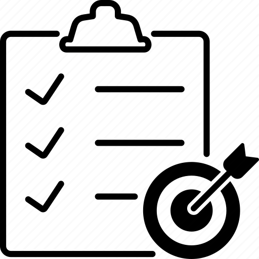 Goal setting, objective, ambition, target, aim, strategy, plan icon - Download on Iconfinder