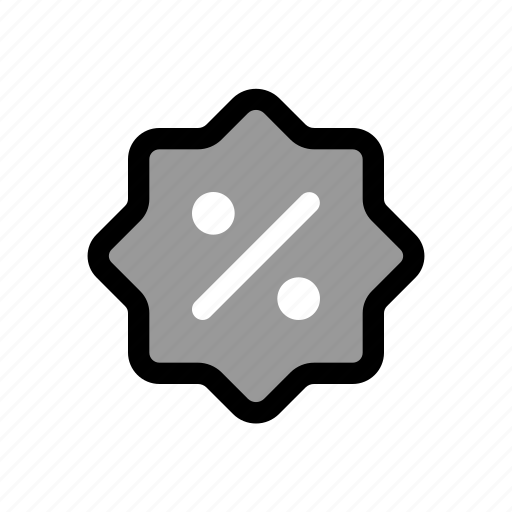 Blackfriday, duotone, badge, tag, price, discount, sale icon - Download on Iconfinder
