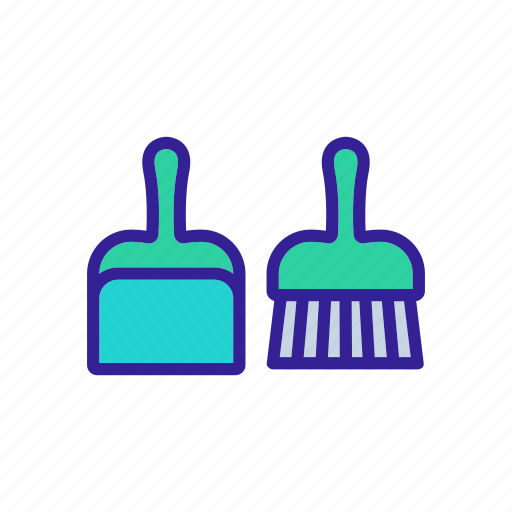 Broom, brush, cleaner, cleaning, dust, dustpan, equipment icon - Download on Iconfinder