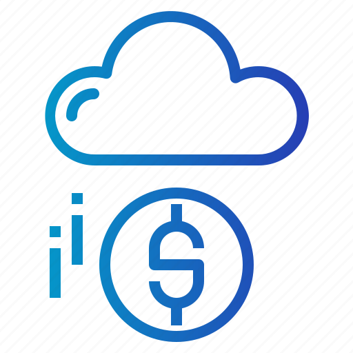 Cloud, money, cloud computing, coin icon - Download on Iconfinder