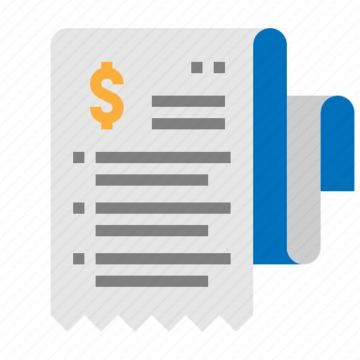 Bill, cash, invoice, receipt icon - Download on Iconfinder