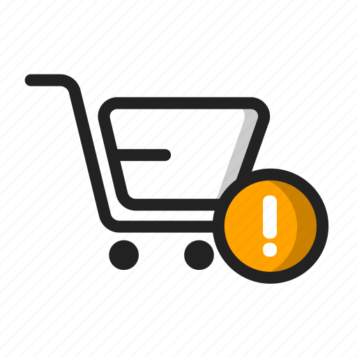 Bag, commerce, ecommerce, shopping, warning icon - Download on Iconfinder