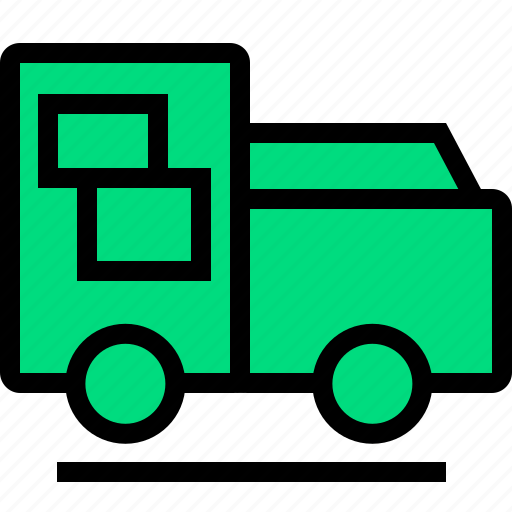 Delivery, logistics, package, shipping, transportation, truck, vehicle icon - Download on Iconfinder