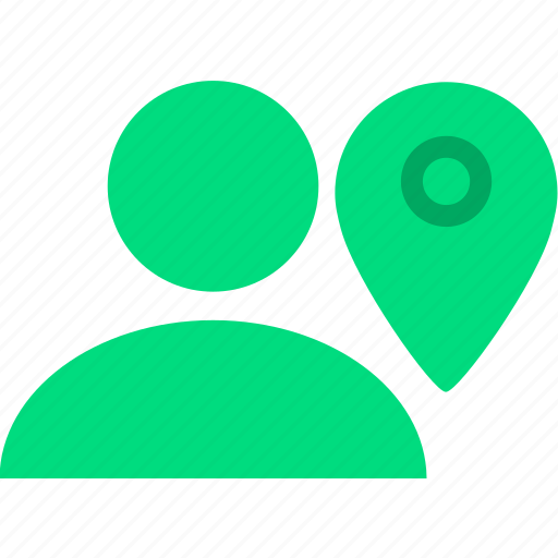 Direction, gps, location, map, navigation, pin, user icon - Download on Iconfinder