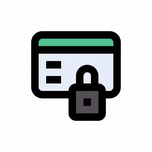 Credit, paylock, private, protection, secure icon - Download on Iconfinder