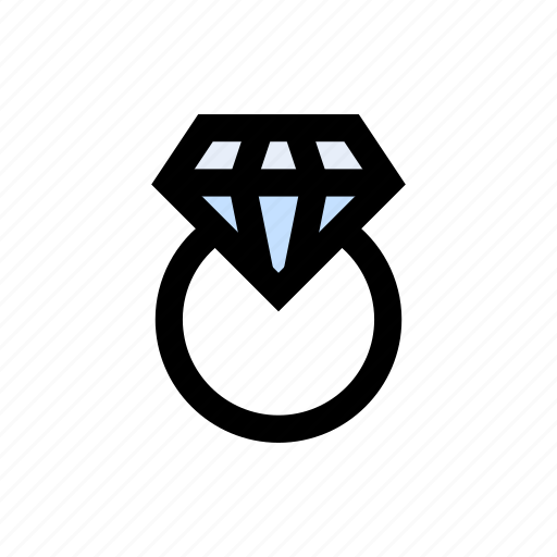 Diamond, engagement, jewel, marriage, shopping icon - Download on Iconfinder