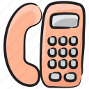 cordless phone, landline, office phone, telecommunication, telephone