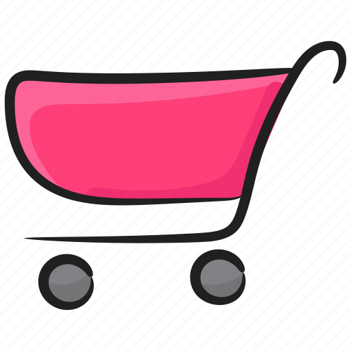 Cart, handcart, pushcart, shopping trolley, wheelbarrow icon - Download on Iconfinder