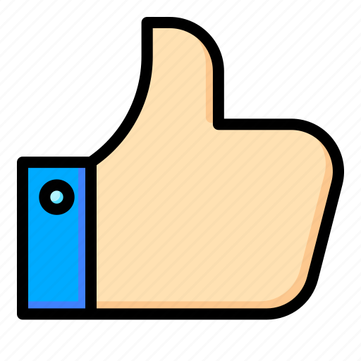Hand gesture, like, thumb up, thumbs up icon - Download on Iconfinder