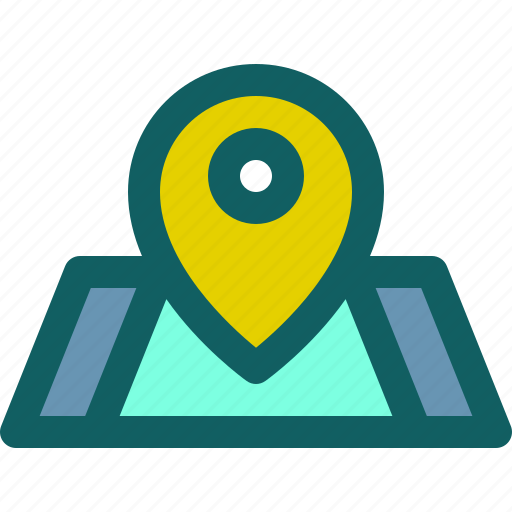 Map, pin, locate, location icon - Download on Iconfinder