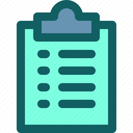 Clipboard, list, order, report, checklist icon - Download on Iconfinder
