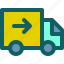 courier, send, delivery, car, truck 