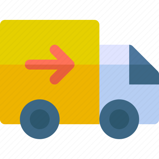 Send, truck, courier, car, delivery icon - Download on Iconfinder