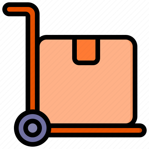 Trolley, cart, basket, package, shipping icon - Download on Iconfinder