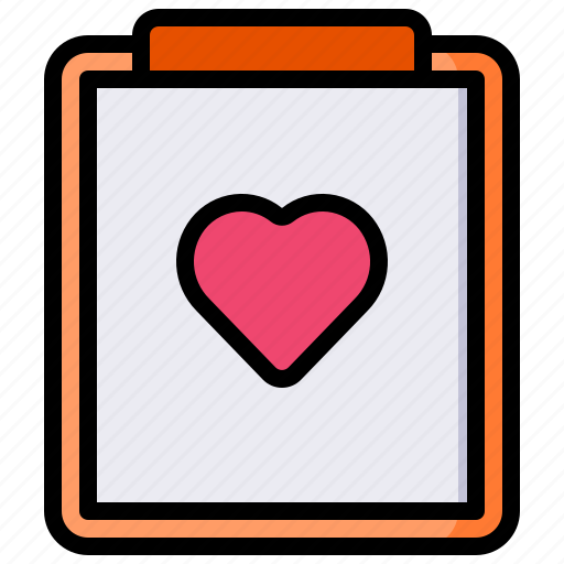 Wishlist, favorite, list, clipboard, like, bookmark icon - Download on Iconfinder
